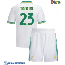 Fotballdrakt Barn AS Roma Gianluca Mancini #23 Tredjedraktsett 2025-26 Kortermet (+ Korte bukser)